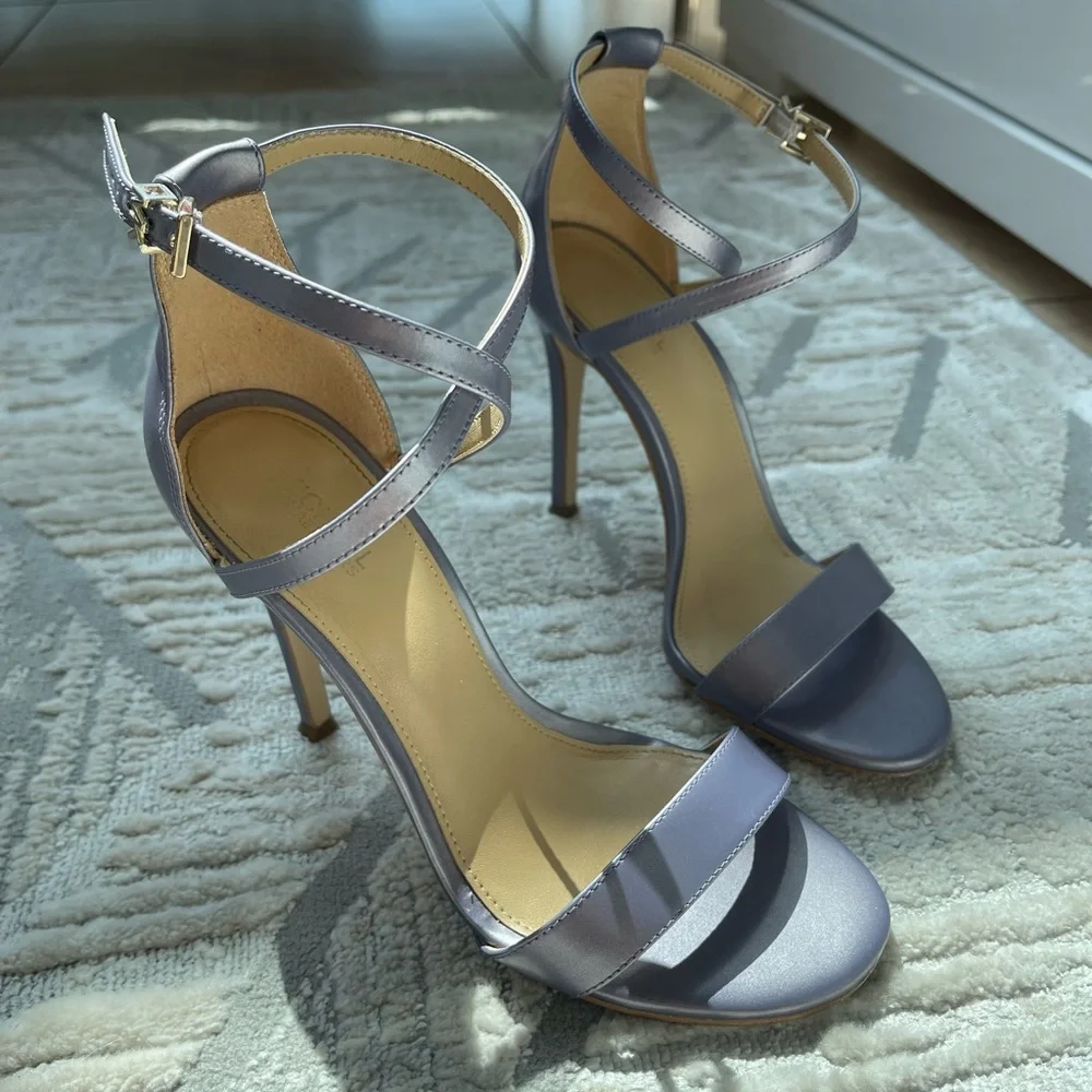 Michael Kors High Heel Sandals Purple light lavender size 6 (eur 36) woman - Picture 2 of 8